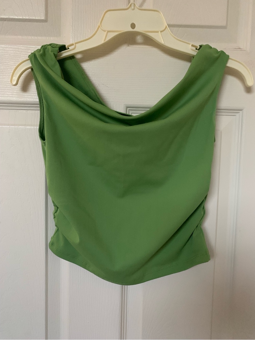 H&M Light Green Draped Cowl Neck Camisole XS